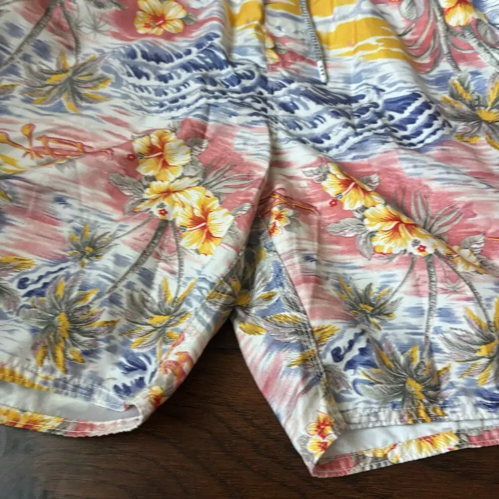 True‎ Grit Men's Waterman Drawstring Board Short Mahalo Size M Vacation Swim